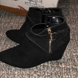 Wedge booties